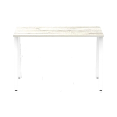 escritorio pontem con patas de hierro Medidas: 116x55x74 cm Tapa Melamina 20mm color alaska blanco Base caño 50x25 blanco