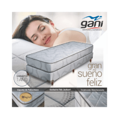 Sommier Gani Gran Sueño Feliz 24cm Espuma 80x190 Una Plaza - tienda online
