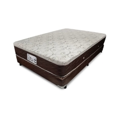 sommier 140x190cm resortes independietes pocket reforzados totalmente matelasseado en tela jackard anti alergica