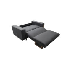 Sofá Cama Abierto de 155cm de ancho 2 cuerpos, abierto mide 115cm, ideal para dormir 2 personas