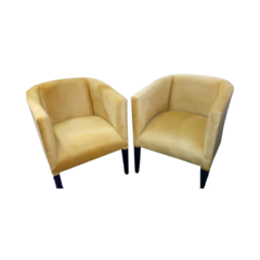 Sillón Matera Herradura 1 Cuerpo - Muebleria Benitez Blanc