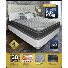 sommier gani de espuma 2 plazas 140x190cm placa de espuma de polimerica. alta densidad: 30 kgs/m3. tela jackard totalmente matelasseada. tipo de confort: extra firme altura: 26 cm.