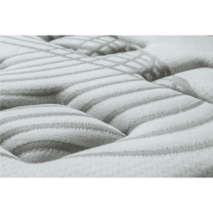 conjunto sommier 2 plazas y media 160x200cm   de resortes entrelazados compuesto por NT System Technology, no precisa darse vuelta posture protect concept estructura de resortes bonnell estabilizadores fixing Posture Axis hiperpillow tela tejido de punto 