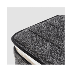 colchon doble pillow top plus matelaseado en tela chenille 