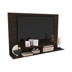 panel para tv de 130cm de ancho, para televisores de 50 pulgadas, tabla para tele, en color roble oscuro