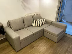 Esquinero Fabri 2,20x1,60 con camastro separado.