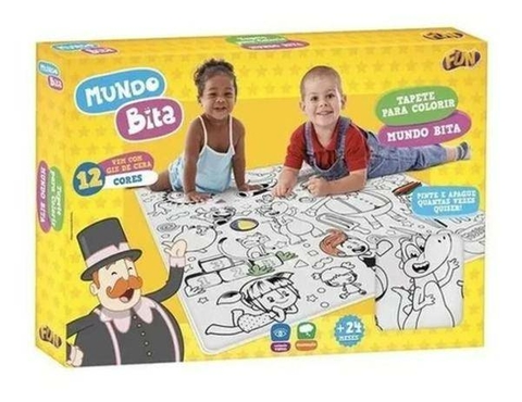 Conjunto de Artes – Patrulha Canina – Tapete Para Colorir – Bilíngue – 2  Metros – Fun - RioMar Recife Online