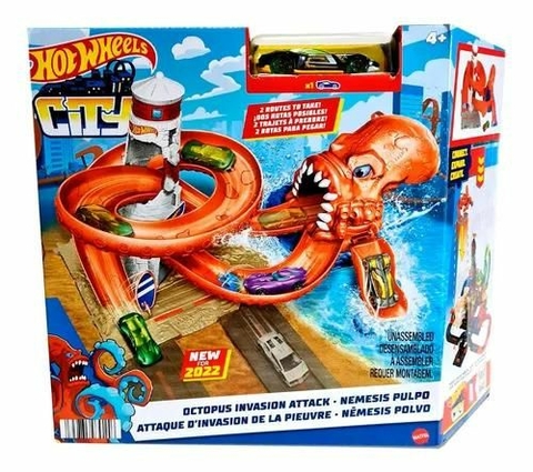 Pista Hot Wheels Ataque do Tubarão Color Change (Color Shifters) BGK04  Mattel Pronta Entrega