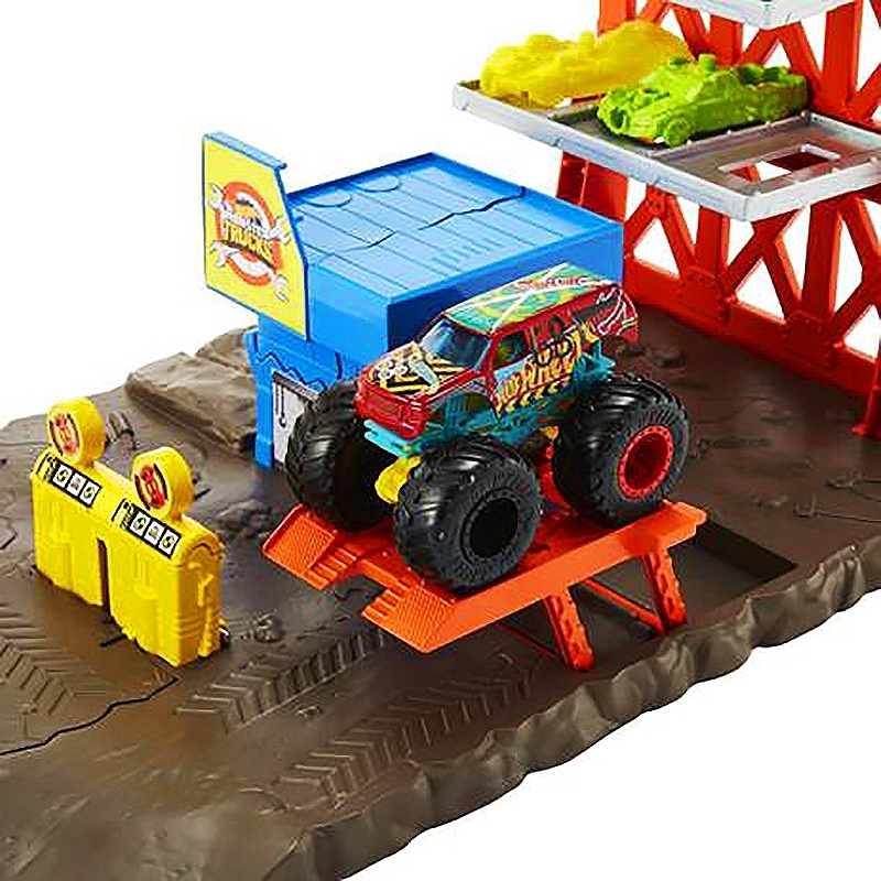 Hot Wheels Monster Truck - Estação de Explosão Mattel