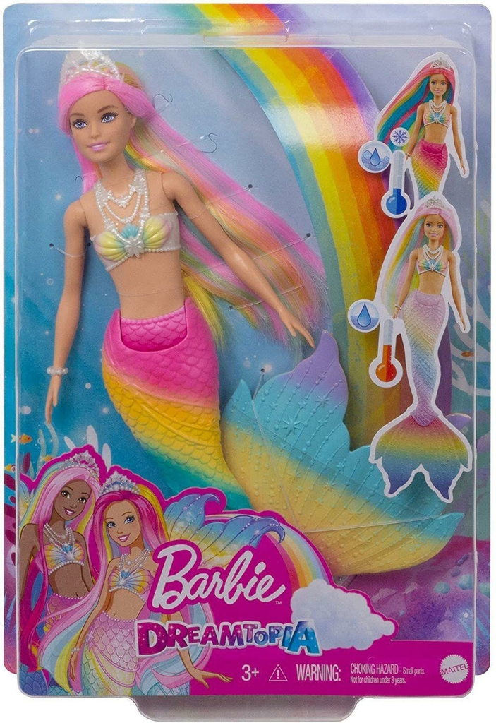 Jogos com a boneca sereia! Série infantil das bonecas Barbie