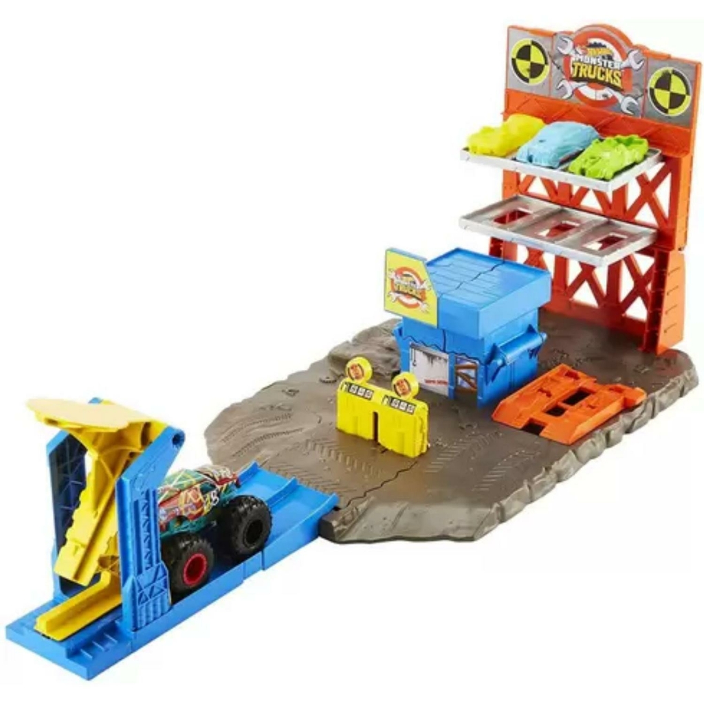 Hot Wheels Monster Truck - Estação de Explosão Mattel