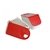 Rallador queso con recipiente KITCHEN rojo Guzzini