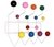 Perchero Eames Bolas Colores