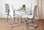 Imagen de Mesa Mumbai Base Cromo 120 x 80cm