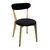 Silla Honi Eco Cuero Negra