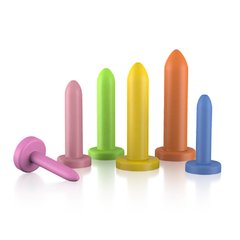 Kit de Dilatadores Vaginais Lisos e Coloridos Feminist - 06 unidades - comprar online