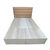COMBO CAMA PARIS + COLCHON MERIT 140X190 + RESPALDO ACANALADO 150X130 - comprar online