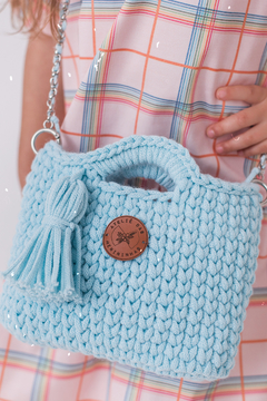 rainbow crochet bolsa