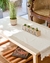 Mesa Silvina- Marmol Travertino - comprar online