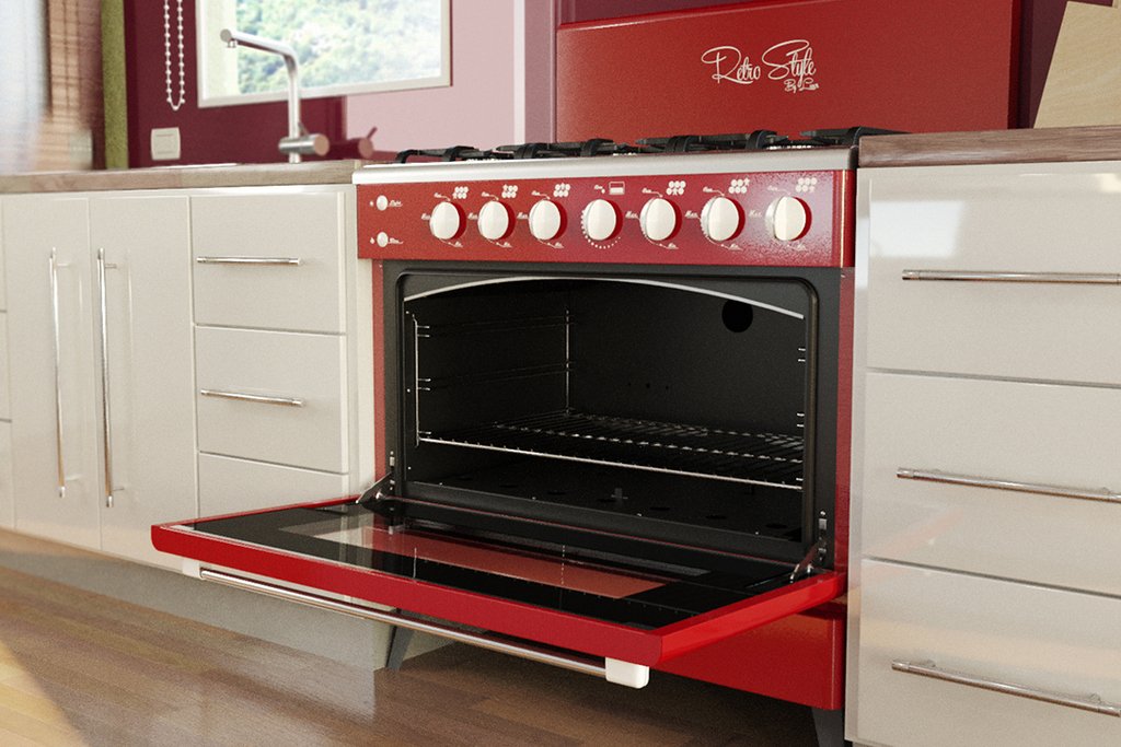 COCINA RETRO STYLE 90 CM (6 hornallas) - LuxorGas