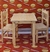 Mesa de comedor 70x70 pata 3x2 + 2 Sillas Otoñales de Pino