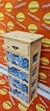 Canastero Organizador Tela/Mimbre 4+1 Cajón Madera - comprar online