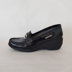 Zapato dama mocasín detalle plata 2015, Chiappai