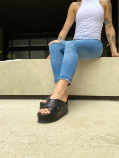Sandalias CAROLINA 225 negro, Albany