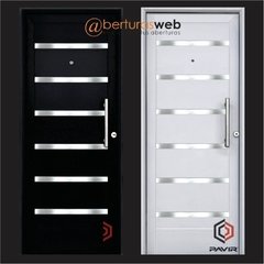 Puerta Pavir Verona 25 InterPlus Pintura Final de 0,80 - Aberturas Web
