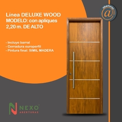 nexo pivotante simil madera texturado