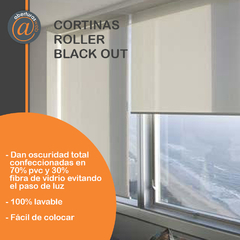 Blackout PREMIUM Color Blanco (y opciones) para ventana de 2,00 x 1,50