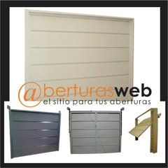 Porton Levadizo Automatico Marco Chapa 18, Ciego 2,40 x 2,00