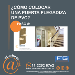 Puerta Plegadiza de PVC Tablilla 10mm 1,30 x 2,00 en internet