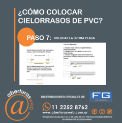 Cielorrasos De PVC REFORZADO M2 Color Liso Blanco/Gris/Almendra/Pino 200mm X 10mm - Aberturas Web