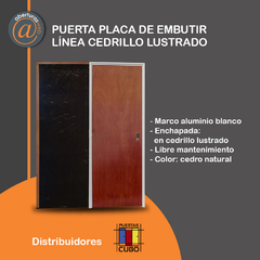 PUERTAS PLACAS DE INTERIOR ABRIR EMBUTIR GRANERO LINEA CUBO