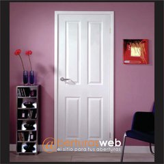 Puerta Placa Moldurada Florencia MDF 9mm p/pintar 0,70 chapa 22 Durlock Gromanti