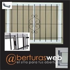 Ventana Aluminio Blanco Herrero con Vidrio 3mm de 1,20 x 0,90 en internet