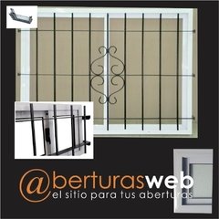 Ventana Aluminio Blanco Herrero con Vidrio 3mm de 1,50x1,50 en internet