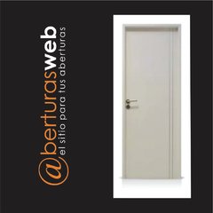 Puerta Placa Melamina Textuarda Lista para colocar Carpincruz 0,60/0,70