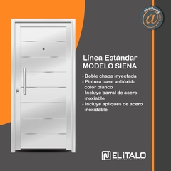 Puerta Doble chapa inyectada Linea estandar Modelo Siena El italo
