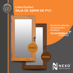 Raja de PVC Simil Madera Linea confort DVH 3/9/3 0,60 x 1,10 - comprar online