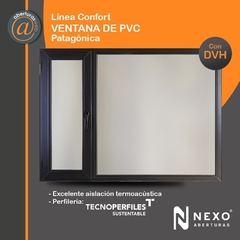 patagonica, sureña, ventana de pvc, jet black, dvh, tecnoperfiles, nexo, obertura, ventex, fabrica de aberturas de pvc, aberturas web, modena, puertas de interior, oblak