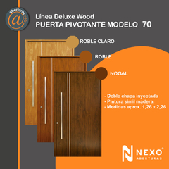 pivotante simil madera modelo 70 nexo aberturas web 