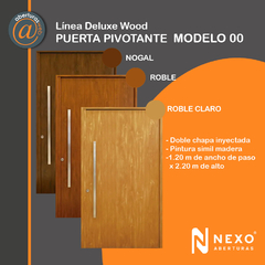 PIVOTANTE MODELO 00 SIMIL MADERA NEXO ABERTURAS WEB