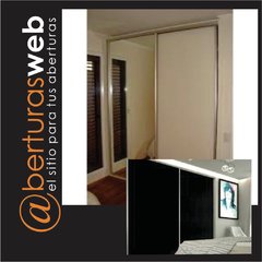 Frente de Placard Integral en Melamina Blanca 1,181 a 1,38 x 2,60 - comprar online