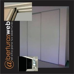 Frente de Placard Integral en Melamina Texturada 1,78 a 1,98 x 2,60