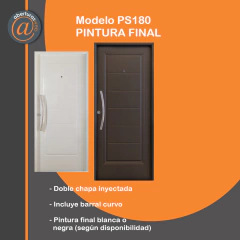 PS180 PUERTA DOBLE CHAPA INYECTADA PINTURA FINAL NEXO ABERTURAS WEB