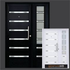 Puerta Pavir Verona 50 Residencial c/Vidrio Pintura Final PESADA de 1,20
