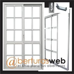 Ventana V. Repartido 2 Modelos V3mm de 1,80 x 0,90 - comprar online