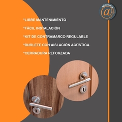 Puerta Placa ELITE Gromanti LISTA PARA COLOCAR Contramarcos Regulables 0,80 y 0,90 X 2,00 - Aberturas Web